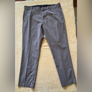 Bonobos Black Pants with Purple Trim